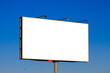 © Kozlik_mozlik - Background for design, white billboards on city streets and along roads