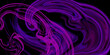 © Nor - Abstract dark purple glowing neon background. Marble wavy glittering texture oil like. Design for graphic resource, cards, posters, print, website, screen and cover art. Suitable for packaging label.
