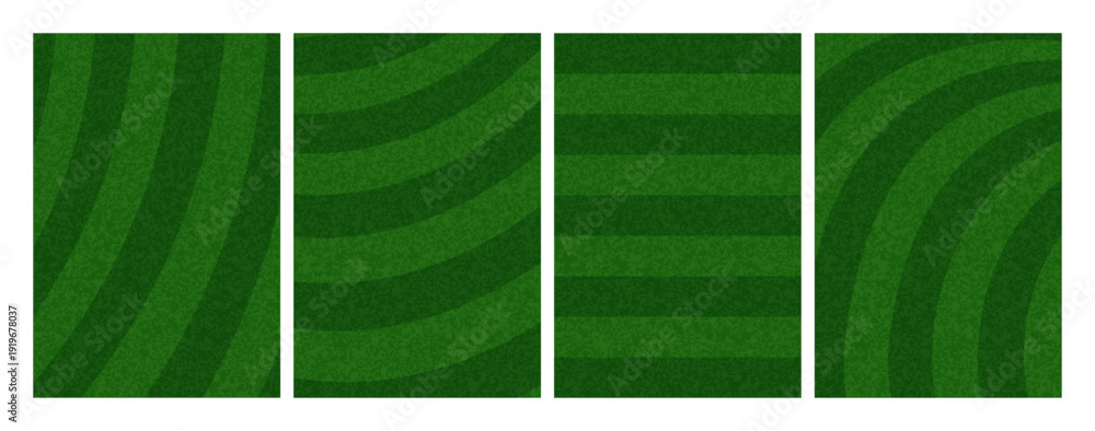 Green Soccer Grass Field. Grass Turf Pattern, Top View of Stadium Pitch ...