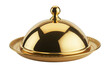 © Seek - Gold cloche server dish serving isolated on a transparent background