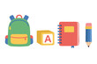 © bytaristudio - Back to School Stationery and Education Supplies Element Collection