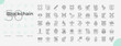 © Madani Pro - Blockchain Line Editable Icons set