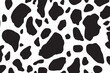 © PanzaDesign - Dalmatian dog or cow-like organic animal spots pattern vector illustration