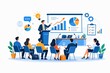 © Suma - Flat vector design of a business conference