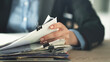 © sebra - Working on documents and files in the office