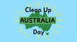 © Ikram - Clean Up Australia Day vector illustration with Australia map