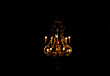 © Luiz Leite - Lustre no interior de catedral.