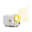 © Quantumaniac - White Mini Projector Displaying Emoji and Puppy Illustrations Isolated on White