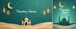 © Ftch. - elegant islamic ramadan celebration background, Ramadhan kareem background for banner & social media template