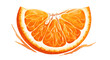 © Rumah - Vibrant orange fruit slice illustration isolated on white