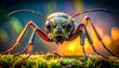 © Fatonah - Macro shot of an ant, in striking detail. It has vibrant colors with great depth of field, focused on the ant's head