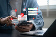 © IDOL'foto - Online payment transaction declined alert on smartphone, digital banking fraud detection and ecommerce security warning to prevent unauthorized credit card use and protect financial from cybercrime