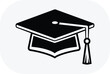 © Asrafull - Graduation cap icon for education and academic achievements