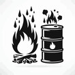 © Samra - Burning Oil Barrel Fire