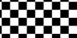 © NoOne - Chessboard pattern with black and white color. Black white finish line icon with checkered flag pattern. Simple black and white checkered abtract background. Black white checkerboard seamless pattern.