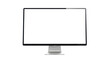 © naima - Modern computer monitor mockup with blank white screen isolated on transparent background, png