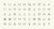 © Man - Collection of modern outline icons for web and mobile applications.