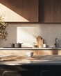 © Jeerawat - Modern Kitchen with Minimalist Design and Natural Lighting
