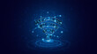 © Natthakan - The concept of a Wifi symbol with a circuit board. Internet connectivity or wireless communication technology.