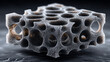 © Nazakat - Bioprinted tissue scaffold 3D render showing porous structure for tissue engineering, regenerative medicine, and biomedical research applications