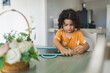 © Leonardo Borges/Stocksy - Little girl playing at home