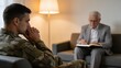 © Daniel - Soldier in therapy session with counselor