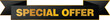 © Hridoy - Special offer banner with bold black and yellow design for promotions