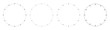 © dlyastokiv - Blank clock face template, analog clock with hour and minute marks