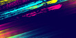 © M.I.Arfad - Vibrant urban street background with neon blue, yellow and pink paint splash design. Colorfull background