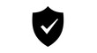 © Avaleart - Black shield silhouette with a white checkmark, representing security and approval