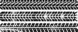 © Mr Sayem - A clean minimalist graphic design featuring tire tracks and tread patterns for automotive and industrial applications