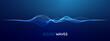 © RDVector - Background music with wave sound voice and soundwave. Tech ai abstract with pattern and background. Music wave neural graphic virtual modern business connect bg harmonic techno artificial neon data.