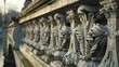 © Global Stock - A photo of an ornamental bridge with engraved