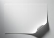 © Maxis Studio - A blank sheet of white paper with a curled corner, set against a light gray background.