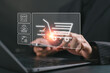 © Goodtime - Online shopping concept with businessman using smartphone and credit card to purchase from ecommerce store, highlighting online business, convenience, secure payment, and competitive pricing.