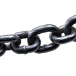 © MdAtiqur - Metal chain link isolated on white background close up view of steel chain