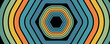 © alinasirulloh - Abstract colorful 70s background vector. Vintage retro wallpaper with rainbow stripes and wavy lines.