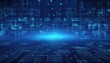 © Scott - digital technology background digital data square blue pattern pixel background