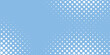 © Dayatz - Abstract bright blue background with large white halftone dot circles eps10