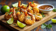 © Sky Layer - crispy coconut shrimp with sweet chili sauce