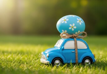  Easter bunny cookie and sign on colorful eggs isolated on white background