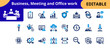 © digital business - Corporate Business Analytics and Management Icon Collection