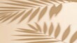 © M Graphix Zone - soft focus abstract background with blurred palm leaf shadows gentle tropical ambiance warm neutral tones natural organic overlay for design