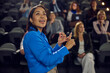© Boris Jovanovic/Stocksy - Woman gives a presentation