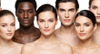 © SM_Studio - Diverse group of people with different skin tones isolated on white background