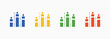 © Lulis - Demographics Icon Set Color Multiple Style Collection Vector Illustration