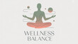 © Muhammad - Wellness balance concept with person meditating in lotus position for mindfulness and harmony