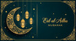 © Sapra - eid al adha festival golden banner design
