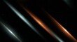 © Tarik GOK - Cinematic diagonal light beams in teal and orange with retro dust textures and scratches on a dark, starry cosmic background.