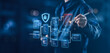 © Tee11 - Cybersecurity professional managing secure database architecture with digital interface showing threat detection, access control, and encryption systems for enterprise data protection.